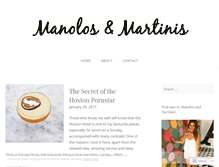 Tablet Screenshot of manolosandmartinis.com